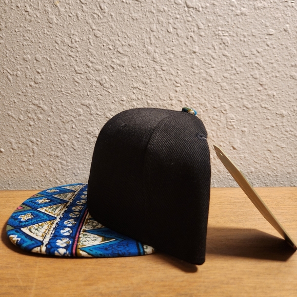 Patterned Crown Snapback Hat Blank - Picture 3 of 4